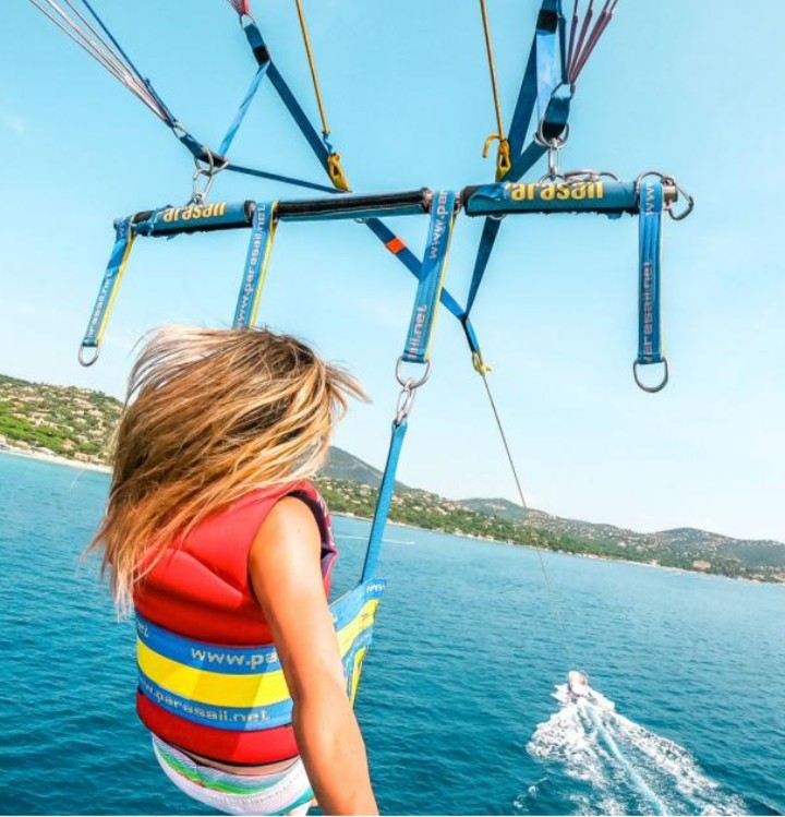 Crazy Parasailing Boat Parachute Adventure